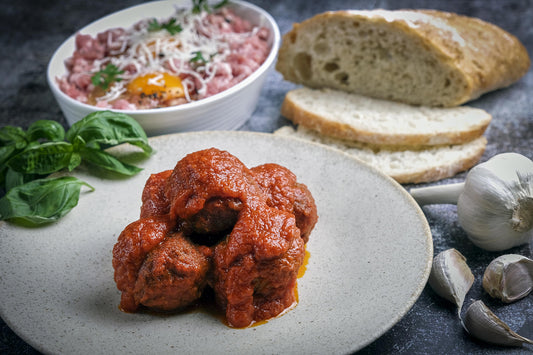 Elio's secret recipe: Frozen spicy Kirishima pork meatballs Handmade Frozen Spicy Polpettine