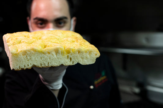 Frozen Focaccia made with organic flour from Italy